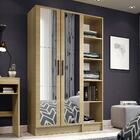 Guarda-roupa Modulado Madesa Nilo 100% Mdf 120004 Com Espelho