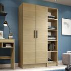 Guarda-roupa Modulado Madesa Nilo 120002 2 Peças - Carvalho