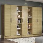 Guarda-roupa Modulado Madesa Nilo 280002 5 Peças - Carvalho