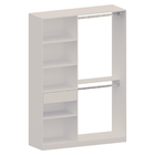Guarda-Roupa Modulado 1 Gaveta MDP Branco 200x140x45cm Closet Duo Luciane