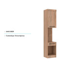 Guarda Roupa Modulado Mesa De Cabeceira Alta 1 Porta 1 Gaveta