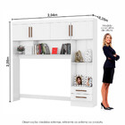 Guarda Roupa Modulado Paris 4 Portas 2 Gavetas