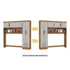 Guarda Roupa Modulado Paris 5 Portas 2 Gavetas