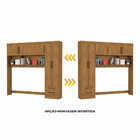 Guarda Roupa Modulado Paris 5 Portas 2 Gavetas