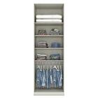 Guarda Roupa Modulado Predileto 2 Portas Com Espelho - Móveis
