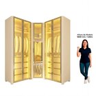 Guarda-roupa Modulado Reflecta 5 Portas 240cm X 180,6cm Mod 0