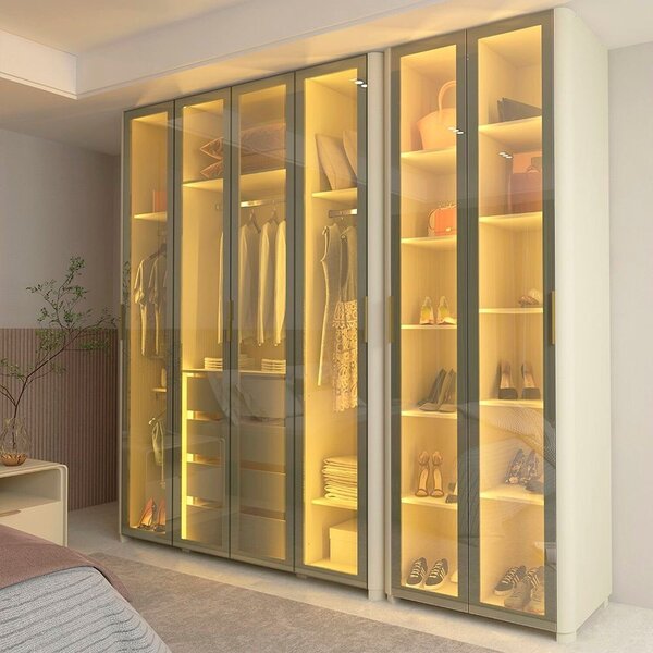 Guarda-roupa Modulado Reflecta 6 Portas 262,2cm X 240cm 100%