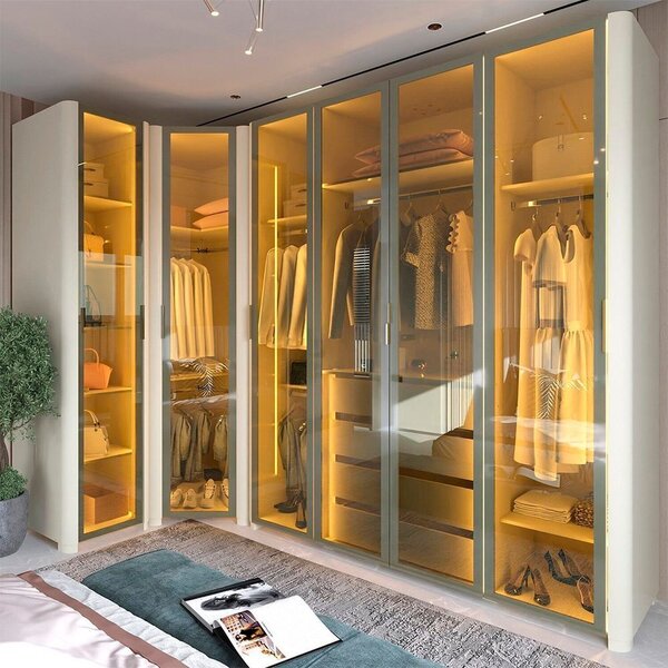 Guarda-roupa Modulado Reflecta Innova 6 Portas 260cm X 240cm