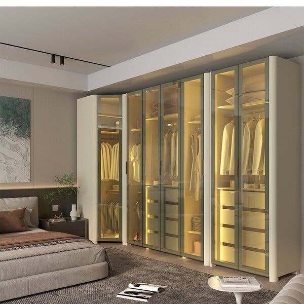 Guarda-roupa Modulado Reflecta Innova 7 Portas 260cm X 240cm Mod 009 ...