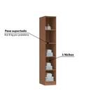 Guarda Roupa Modulado Requinte Com 1 Porta - Macadâmia/duna L