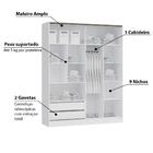 Guarda Roupa Modulado Requinte Com 2 Portas - Branco Line/mac
