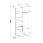 Guarda Roupa Modulado Requinte Com 2 Portas De Correr - Macad