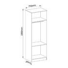 Guarda Roupa Modulado Requinte Com 2 Portas - Duna Line/macad