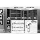 Guarda Roupa Modulado Rizon 004 Solteiro 4 Peças Novo Horizon