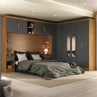 Guarda-roupa Modulado Soberano 11 Portas 5 Gavetas Com Espelh