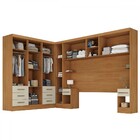 Guarda-roupa Modulado Soberano 11 Portas 8 Gavetas Cinamomo/o
