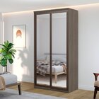 Guarda-roupa Modulado Solteiro 1,20m 2 Portas De Correr 3 Gav