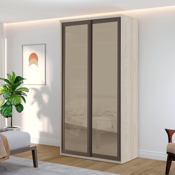 Guarda-roupa Modulado Solteiro 1,20m 2 Portas De Correr 3 Gav