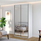 Guarda-roupa Modulado Solteiro 1,20m 2 Portas De Correr 3 Gav