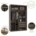 Guarda-roupa Modulado Solteiro 1,60m 2 Portas De Correr 3 Gav