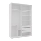 Guarda-roupa Modulado Solteiro 1,60m 2 Portas De Correr Com E