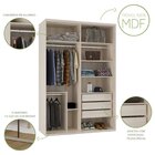 Guarda-roupa Modulado Solteiro 1,60m 2 Portas De Correr Espel