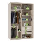 Guarda-roupa Modulado Solteiro 1,60m 2 Portas De Correr Espel