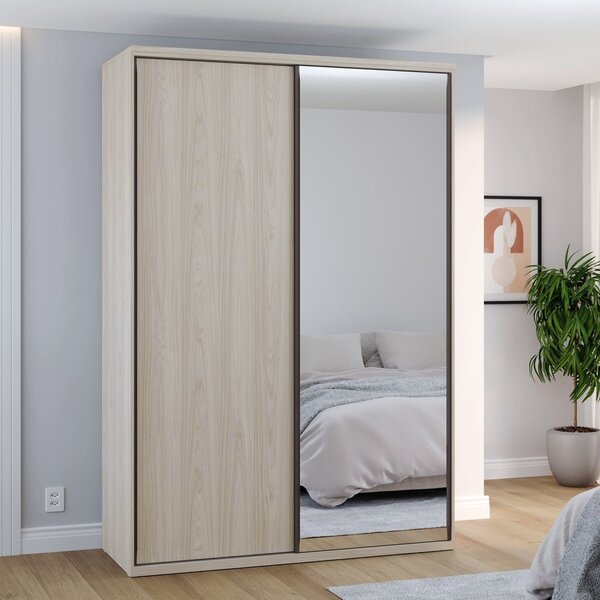Guarda-roupa Modulado Solteiro 1,60m 2 Portas De Correr Espel