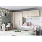 Guarda Roupa Modulado Solteiro 7 Peças Elegance Móveis Castro