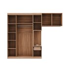 Guarda-roupa Modulado Solteiro 7 Portas Espelho E Mesa De Cab