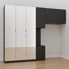 Guarda-roupa Modulado Solteiro 7 Portas Espelho E Mesa De Cab