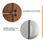 Guarda-roupa Modulado Solteiro 7 Portas Espelho E Mesa De Cab