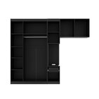 Guarda-roupa Modulado Solteiro Com Mesa De Cabeceira 7 Portas