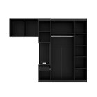 Guarda-roupa Modulado Solteiro Com Mesa De Cabeceira 7 Portas