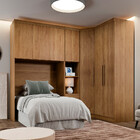 Guarda Roupa Modulado Solteiro Safira 007 Clic Moveis