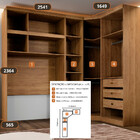 Guarda Roupa Modulado Solteiro Safira 007 Clic Moveis