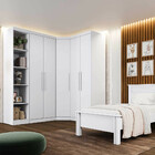 Guarda Roupa Modulado Solteiro Safira 9 Portas Em Mdf Clic Mó