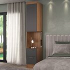 Guarda-roupa Modulado Viena 2 Portas 8 Gavetas 3 Peças Espres