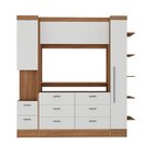 Guarda-roupa Modulado Viena 2 Portas 8 Gavetas 3 Peças Espres