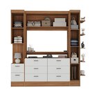 Guarda-roupa Modulado Viena 2 Portas 8 Gavetas 3 Peças Espres