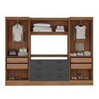 Guarda-roupa Modulado Viena 4 Portas 6 Gavetas 3 Peças Espres