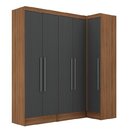 Guarda-roupa Modulado Viena 5 Portas 4 Gavetas 2 Peças Espres