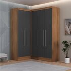 Guarda-roupa Modulado Viena 5 Portas 4 Gavetas 3 Peças Espres