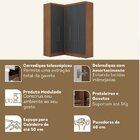 Guarda-roupa Modulado Viena 5 Portas 4 Gavetas 3 Peças Espres