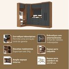 Guarda-roupa Modulado Viena 5 Portas 6 Gavetas 4 Peças Espres