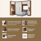 Guarda-roupa Modulado Viena 7 Portas 2 Gavetas5 Peças Espress