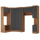 Guarda-roupa Modulado Viena 7 Portas 2 Gavetas5 Peças Espress