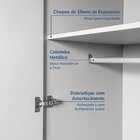 Guarda-roupa Modular 2 Peças 4 Portas E Gaveteiro Jade Cabeca