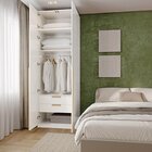 Guarda-roupa Modular 2 Peças 4 Portas E Gaveteiro Jade Cabeca