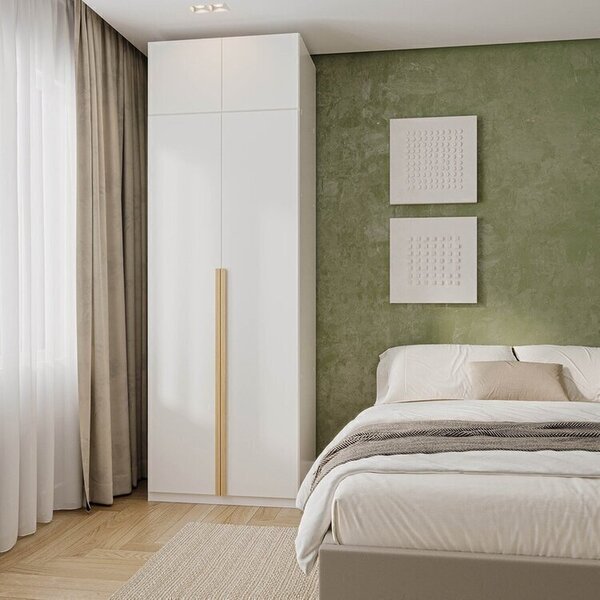 Guarda-roupa Modular 2 Peças 4 Portas E Gaveteiro Jade Cabeca